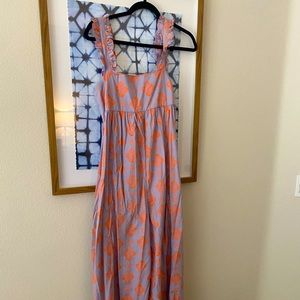 Free People Katya printed one piece jumpsuit in lilac combo